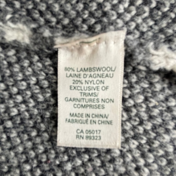 Roots Lambswool blend drape front cardigan size XS - Picture 15 of 15